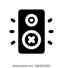 music speaker icon. vector icon for your website, mobile, presentation, and logo design.