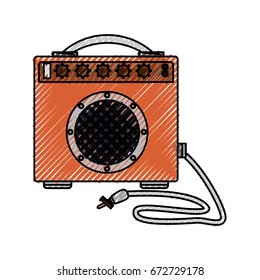 Music speaker isolated