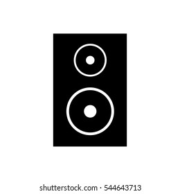 Music speaker isolated icon vector illustration graphic design