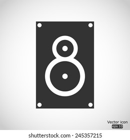 music speaker vector icon