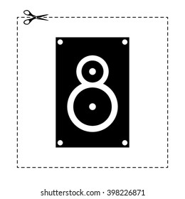 music speaker vector icon