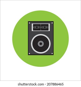 Music Speaker. Vector illustration