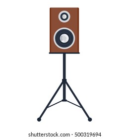 Music speaker vector illustration.