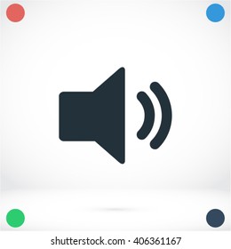 music speakers vector icon