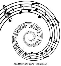 music spiral background