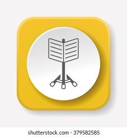 Music stand icon