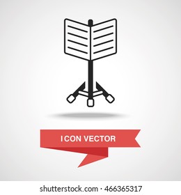 Music stand icon
