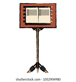 music stand for scores