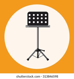 Music Stand Theme Elements Vector,eps