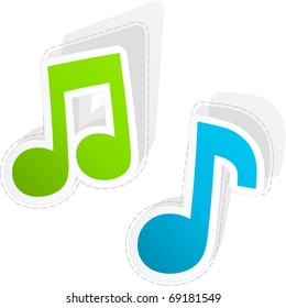 Music sticker set.