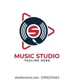 Music Studio Logo design creative modern logo design concept for Musical Record