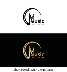 music studio logo icon vector isolated