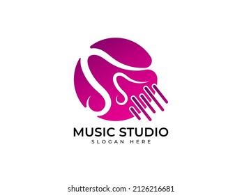 Design für Musik Studio-Logo-Vorlage