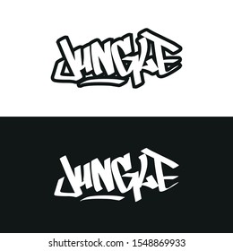 Music style. Hand drawn vector lettering. Music lettering sign. Banner, postcard, poster, stickers, tag. Vector illustration.