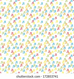 Music style vector pattern