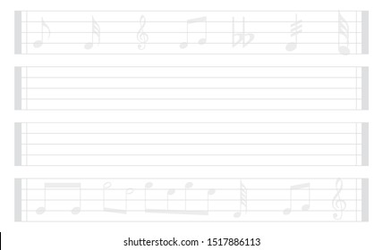 music symbol background , Elements musical background music background  vector
