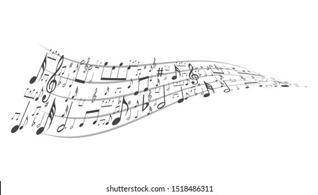 music symbol background , Elements musical background music background  vector
