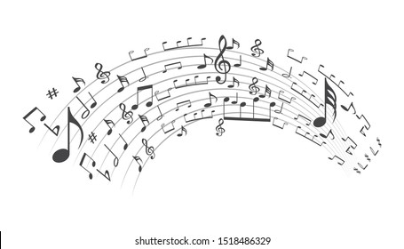 music symbol background , Elements musical background music background  vector
