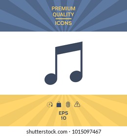 Music symbol icon