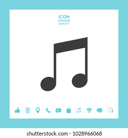 Music symbol icon