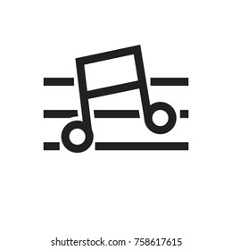 Music symbol icon
