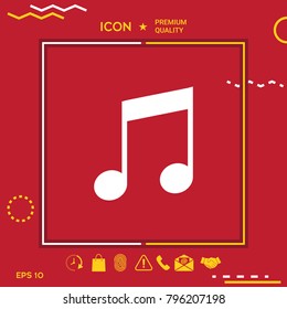 Music symbol icon