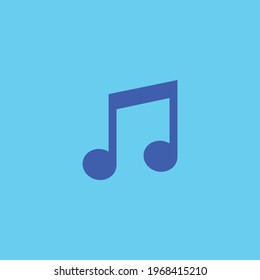 Music symbol icon vector. Music sound icon. Music logo vector