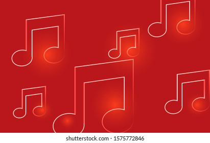 Music symbol stock vector  background