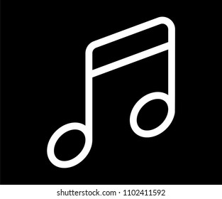 Music Symbol Vector Icon