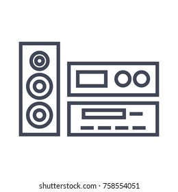 music system icon