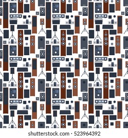 Music systems vector set.