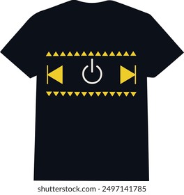 music  t shirt | black and yellow music t shirt | a beautiful t shirt for music lover | 