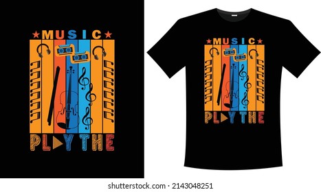 Music T shirt design, T Shirt design