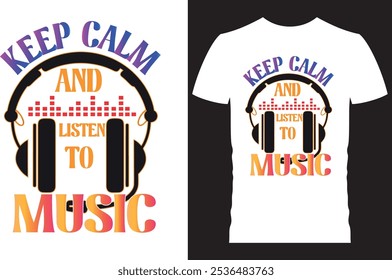 Music T Shirt Design, Life is a music, Music vibes