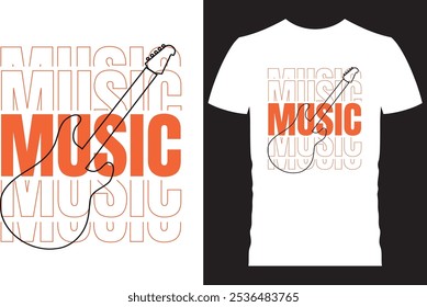 Music T Shirt Design, Life is a music, Music vibes