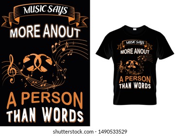 Music T shirt Design for Music Lover