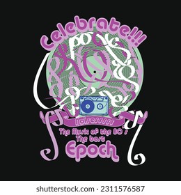 Music T Shirt Design Template
