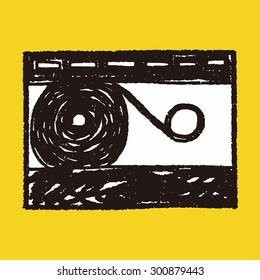 music tape doodle