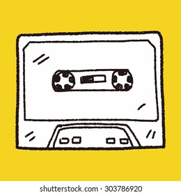 music tape doodle