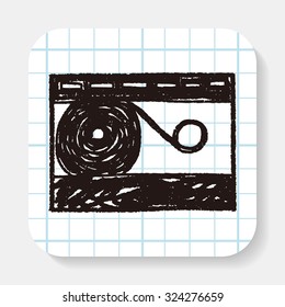 music tape doodle