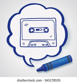music tape doodle