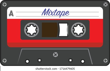 Music Tape Mixtape Vector Illustration