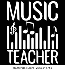 Music Teacher Gift T-shirt Design