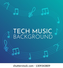 Music tech background