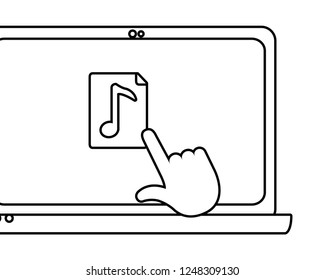 Music and technology in black and white
