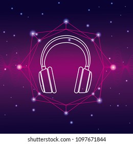 Music and technology concept