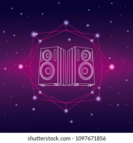 Music and technology concept