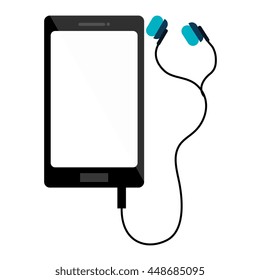 Music and technology theme design, isolated icon vector illustration.