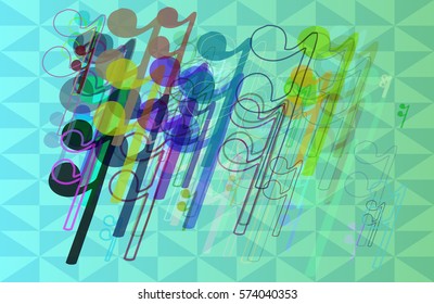 music template background