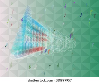 music template background